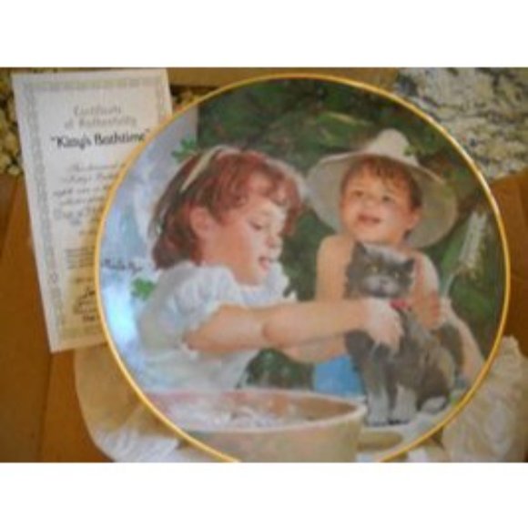 12 Plate Set of Hamilton Collection The Summer Days of Childhood Thornton Utz - Picture 8 of 12